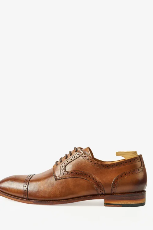 Harvey Brown Derby Shoes