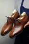 Brown Leather Elowen Brogue Oxfords - Formal Shoes