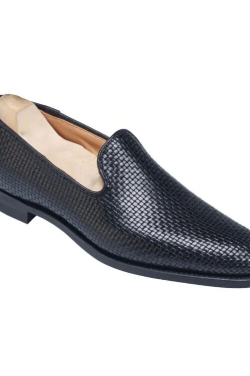 Black Leather Bexley Loafers